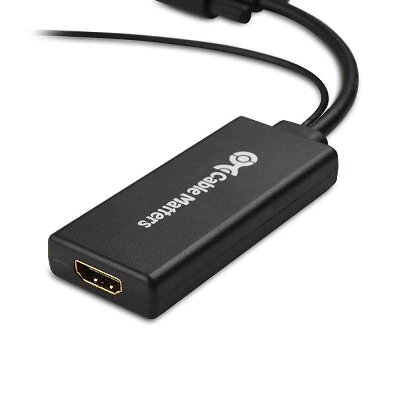 Matters VGA to HDMI Adapter for Monitor and TV VGA to HDMI Converter with Audio Support