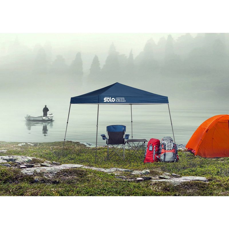 Quik Shade Solo Steel 9x9 Slant Leg Canopy - Blue