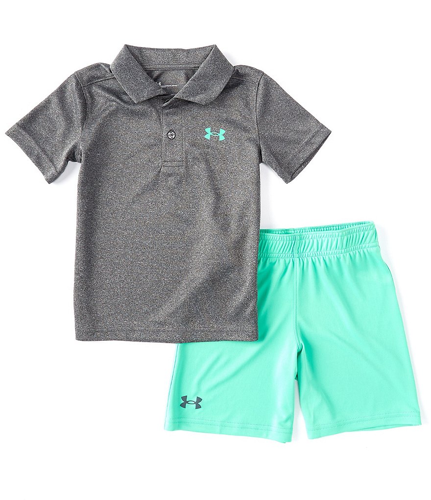 Under Armour Toddler Boys 2T-4T Short-Sleeve UA Polo Shirt & Short Set