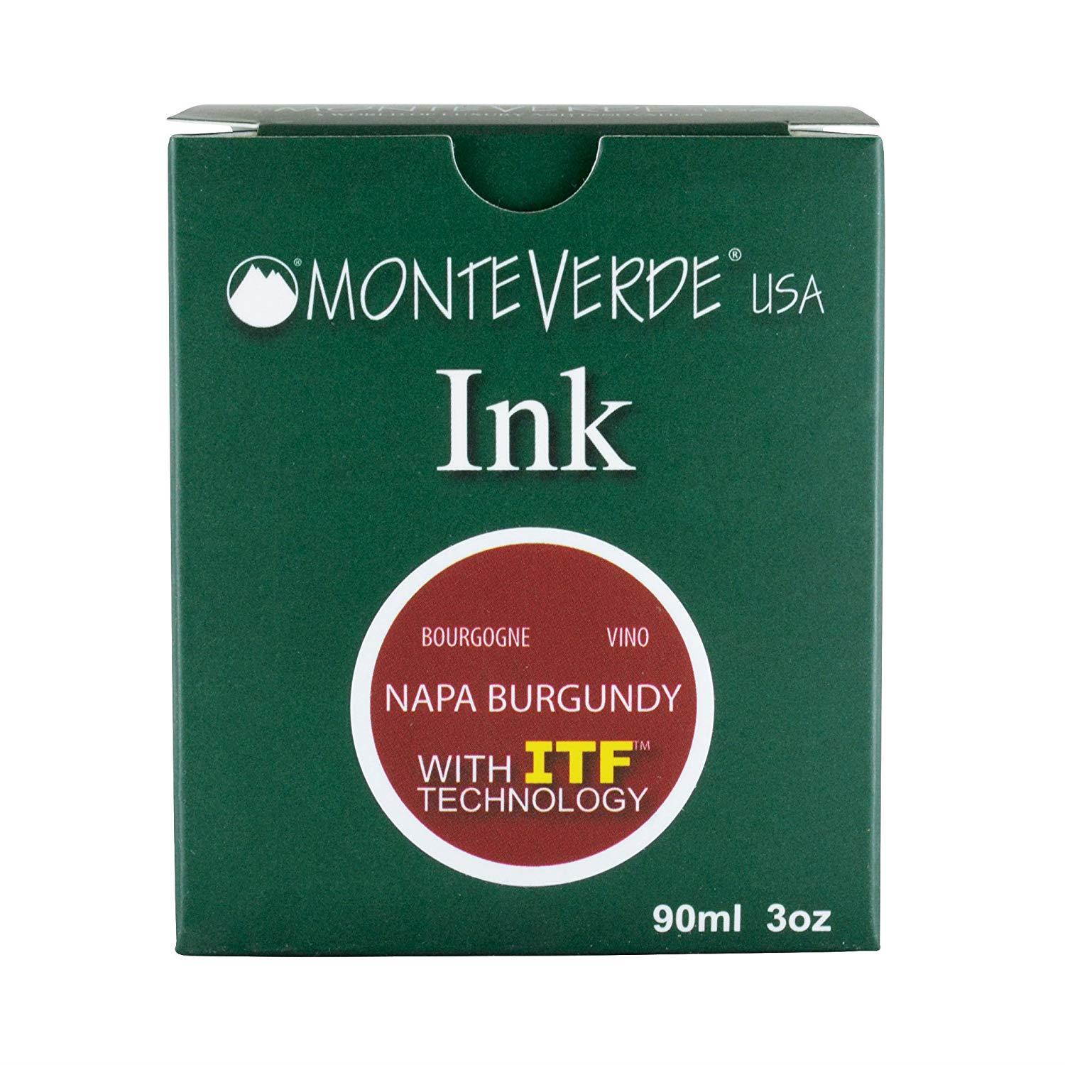 Monteverde USA Ink with ITF Technology, 90 ml Napa Burgundy (G308BG)