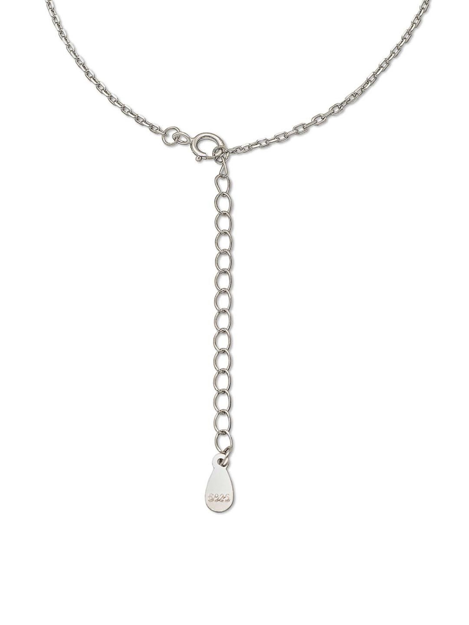 Silberry 925 Sterling Silver Blue Evil Eye Anklet for Women