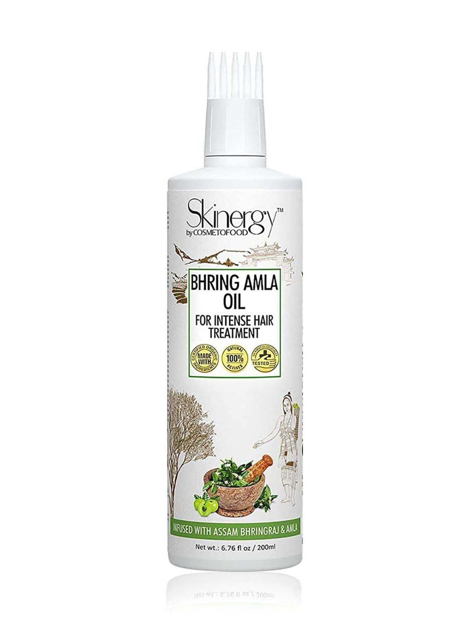 Cosmetofood Skinergy Bhring Amla Oil - 200 ml