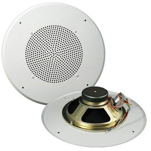 OSD Audio C1070V 8-inch 70V Commercial In-Ceiling Speaker, White