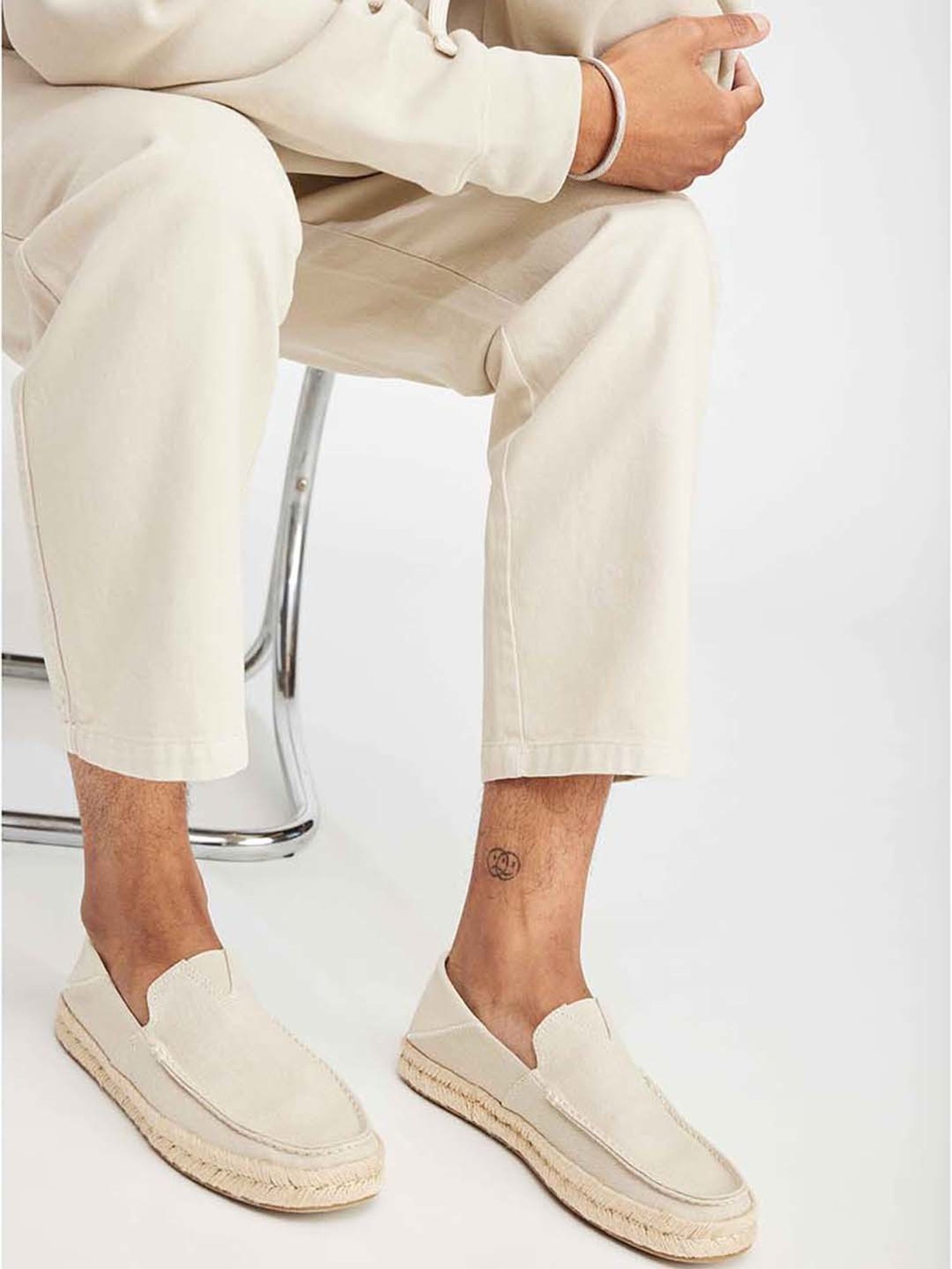 TOMS Alonso Men's Cream Espadrille Shoes