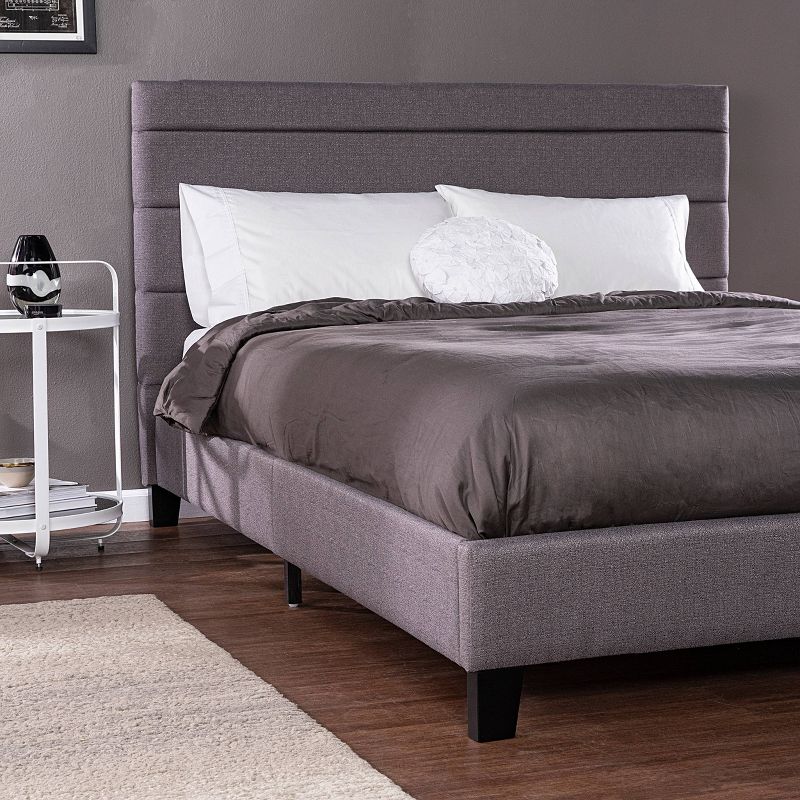 Queen Hiasgis Upholstered Bed Gray - Aiden Lane