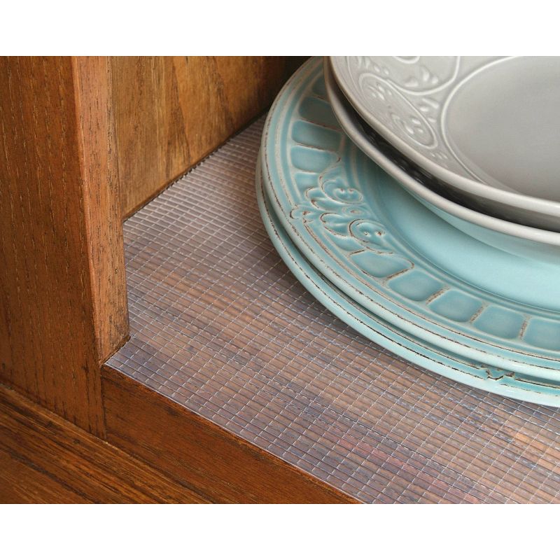 Con-Tact 18" x 4' Zip-N-Fit Premium Non-Adhesive Ribbed Shelf Liner