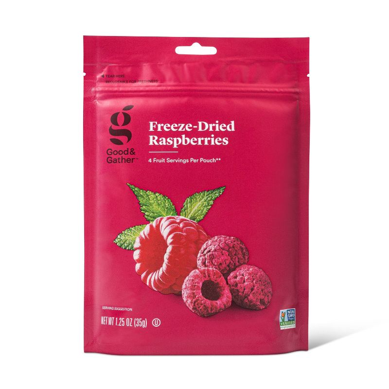 Freeze Dried Raspberries - 1.25oz - Good & Gather™