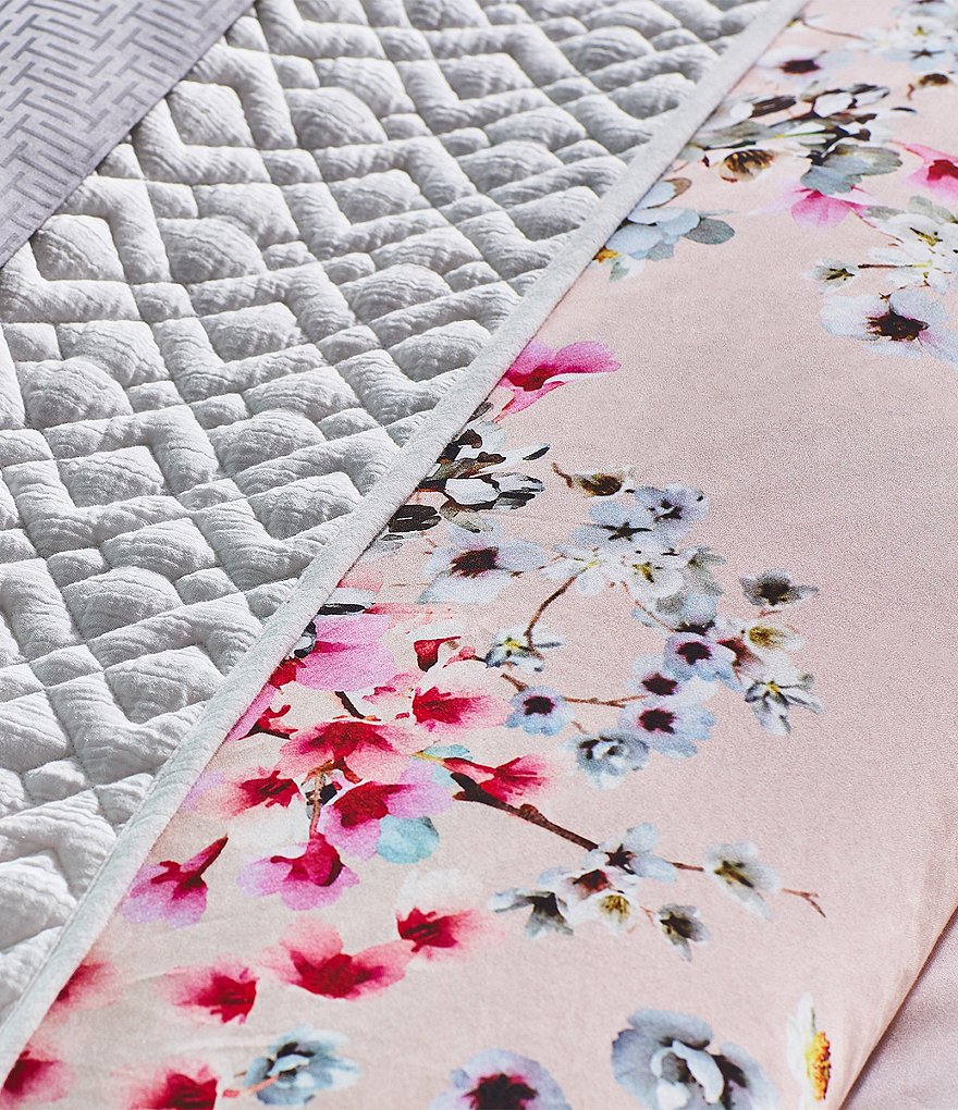 Ted Baker London Jasmine Floral Pink Duvet Cover Mini Set
