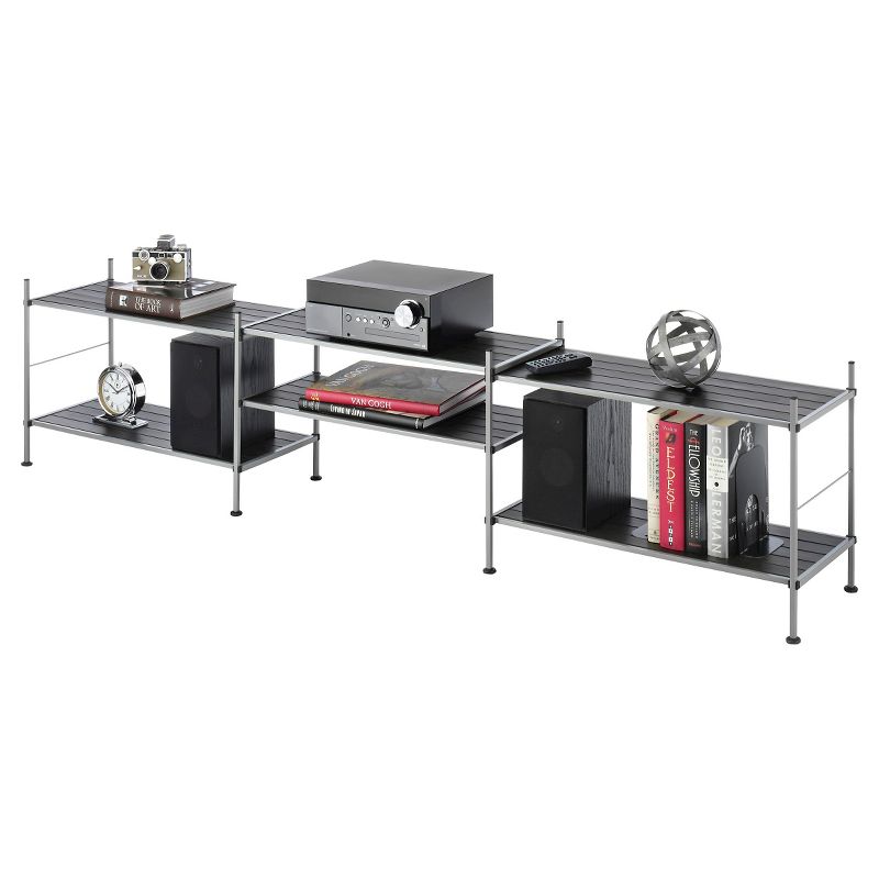 Whitmor 3 Tier Storage Shelf Gray