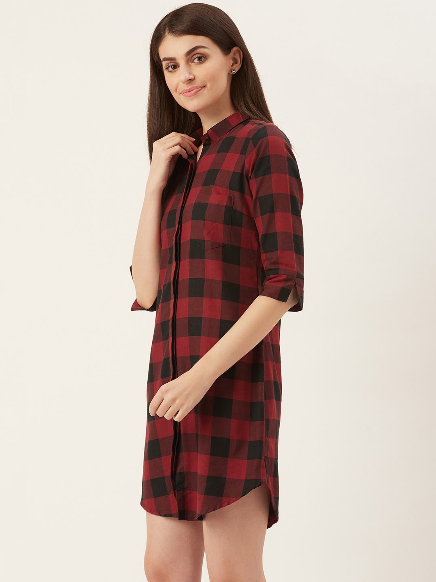 Hancock Red Checks Dress