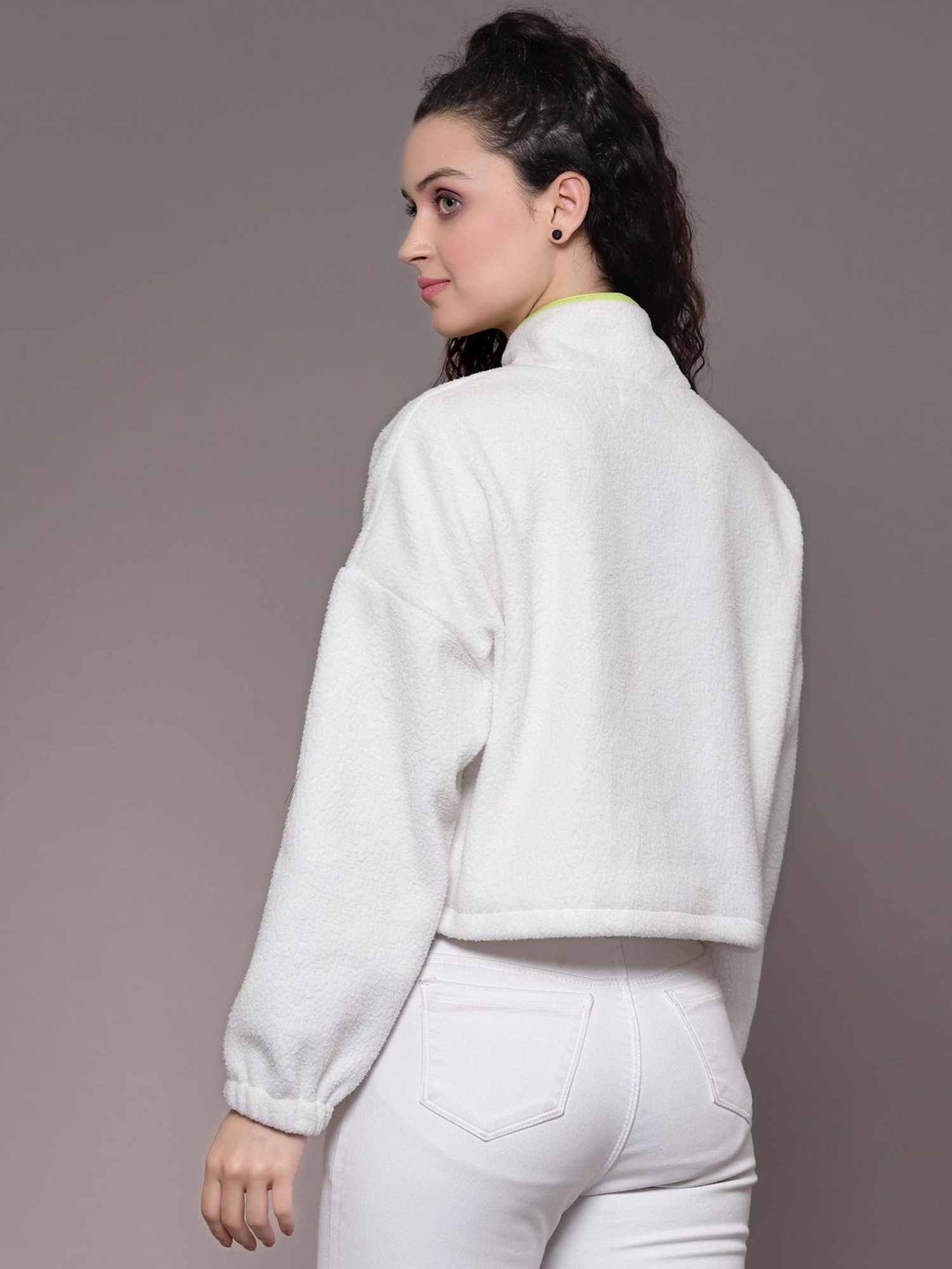 Belle Fille Yellow Patchwork Sweatshirt