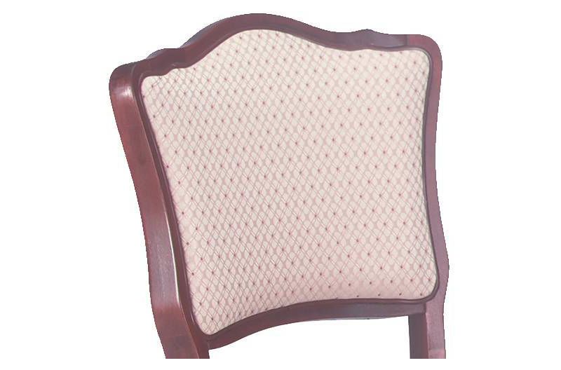 Set of 2 French Upholstered Back Folding Chair Cherry - Stakmore