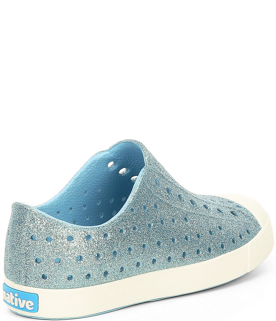 Native Girls' Jefferson Bling Glitter Slip-On Sneakers (Toddler)