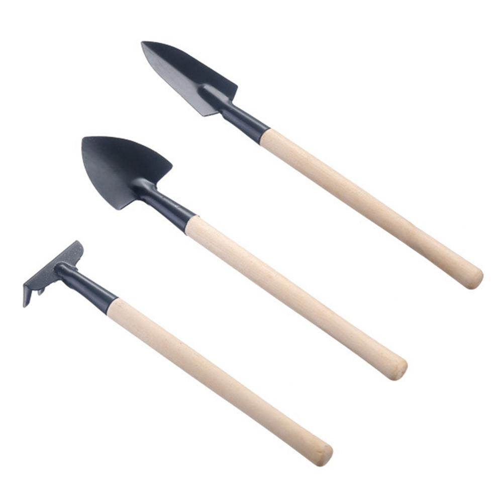 Home Gardening Tool Set Balcony Home-grown Mini Digging Suits Three-piece Shovel Rake Garden Tools Combination