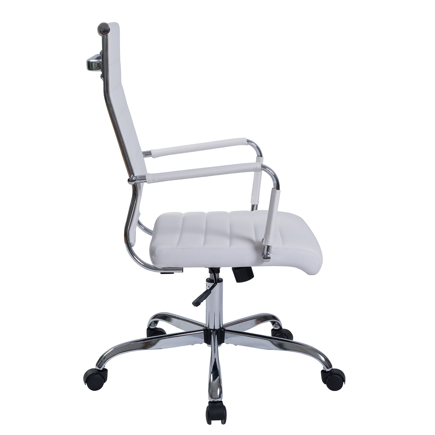 Walsport Adjustable High Back Ergonomic Office Chair Swivel Computer Desk Chair with Armrest White