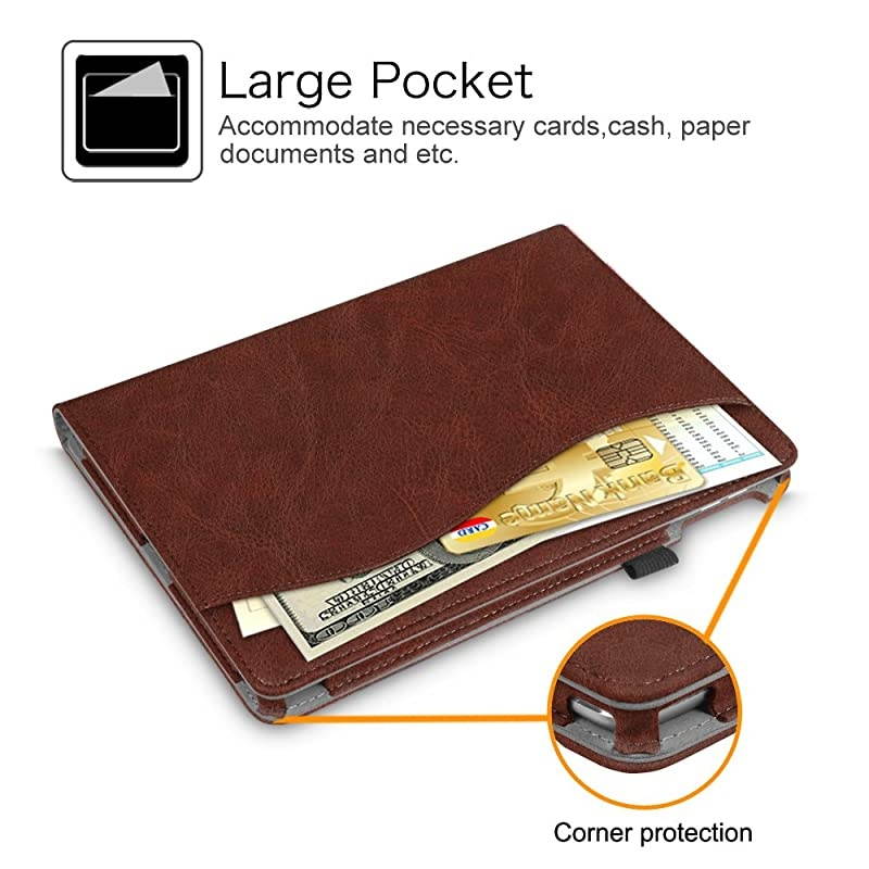 Case for iPad 9.7 2018 2017 / iPad Air 2 / iPad Air 1 - [Corner Protection] Multi-Angle Viewing Folio Cover w/Pocket, Auto Wake/Sleep for iPad 6th / 5th Generation, Vintage Brown