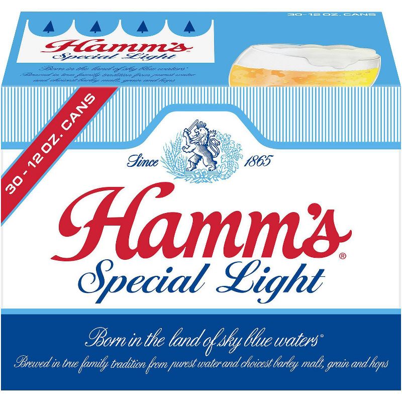 Hamm's Special Light Beer - 30pk/12 fl oz Cans
