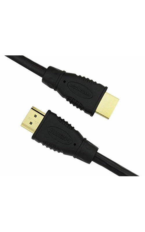 DataComm Electronics 46-1006-BK 10.2Gbps High-Speed HDMI Cable (6ft)