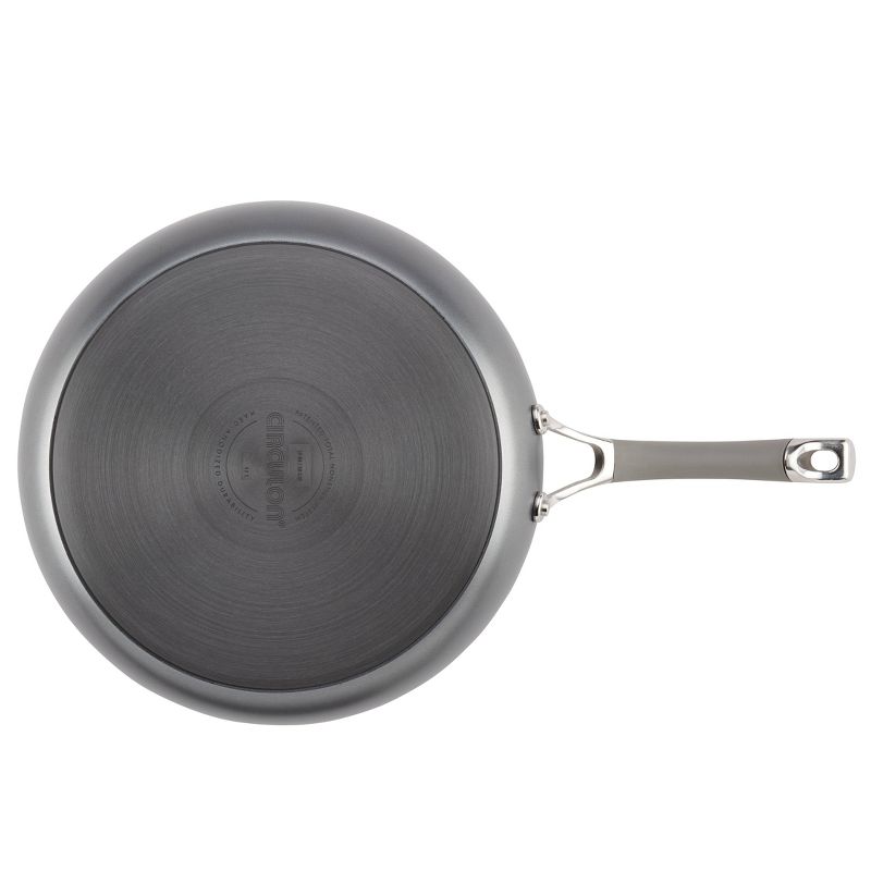 Circulon Elementum 12" Hard Anodized Aluminum Nonstick Deep Fry Pan Gray