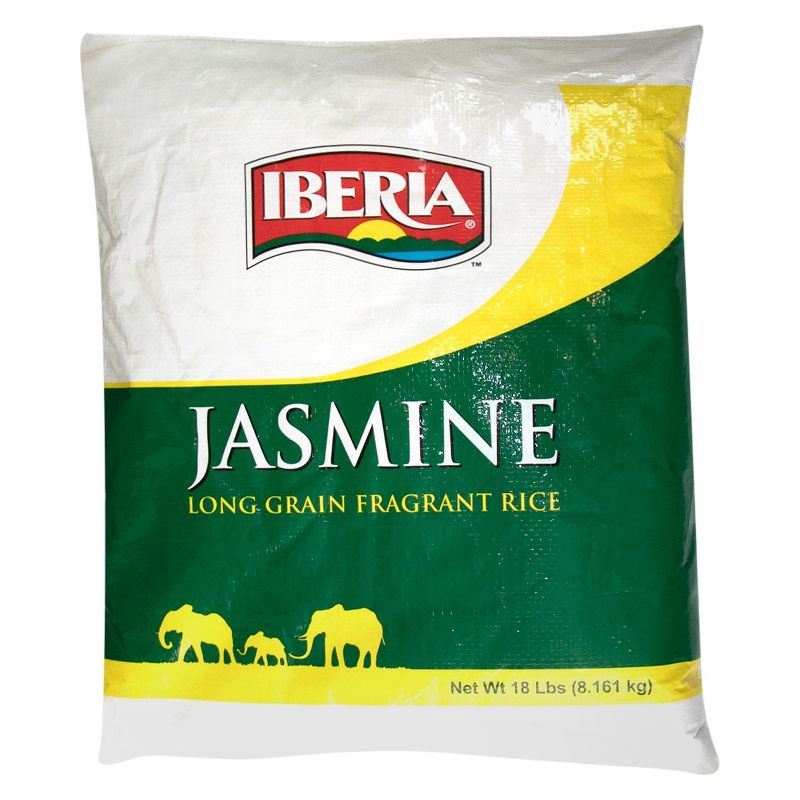 Iberia Jasmine Long Grain Fragrant Rice - 18lbs