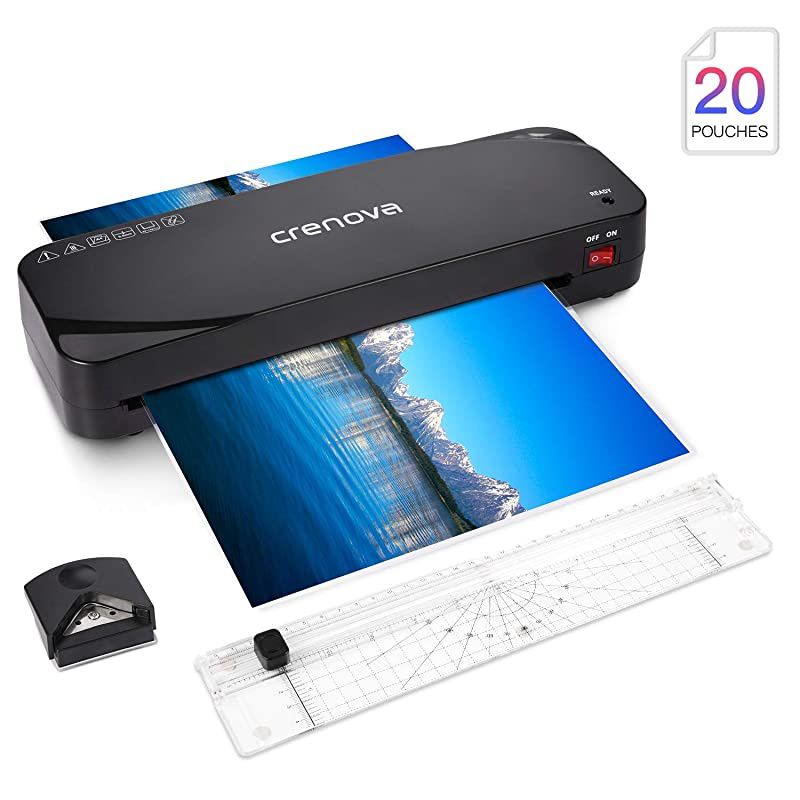 Laminator  A4 Laminator 4 in 1 Thermal Laminator 9 inches 20 Laminating Pouches Paper Trimmer Corner Rounder
