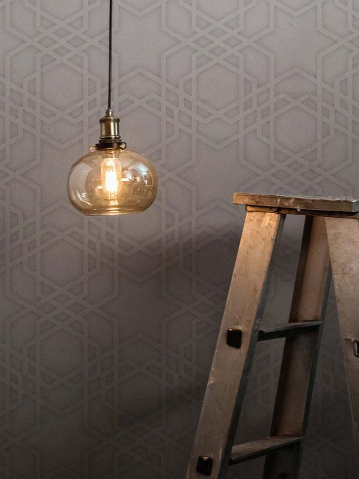 Fos Lighting Contemporary Lustrous Glass Bowl Hanging Light - Set of 1