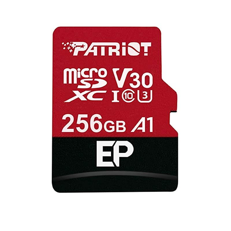 256GB A1 V30 Micro SD Card for Android Phones and Tablets 4K Video Recording PEF256GEP31MCX
