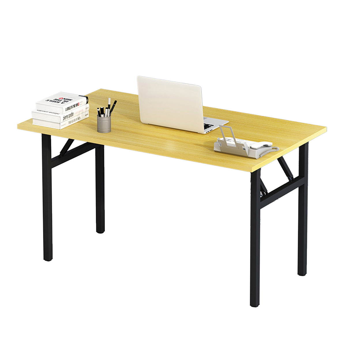 Folding Computer Desk Portable Laptop Table Home Office Workstation No Assembly