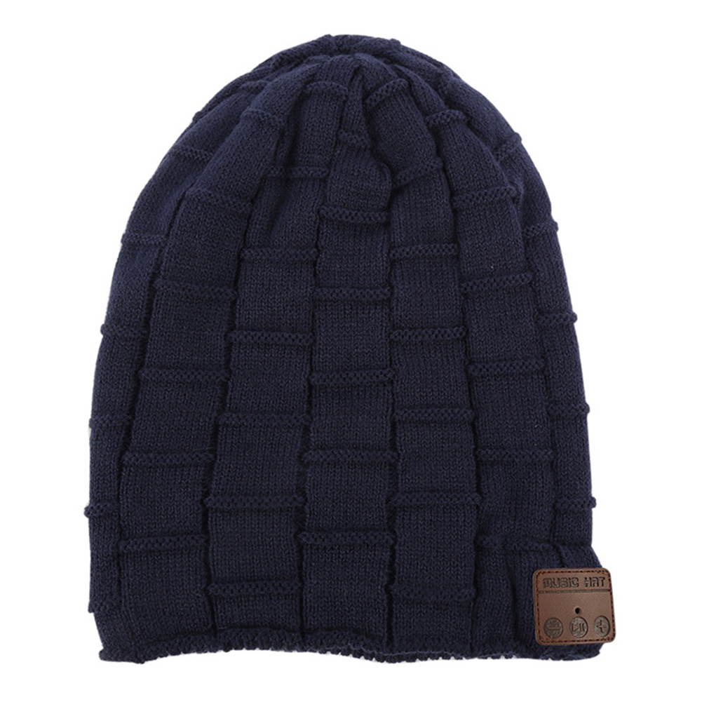 Unisex Winter Outdoor Sport Wireless Bluetooth Earphone Knit Hat Stereo Magic Music Headband Cap Headphone for iPhone SmartPhone