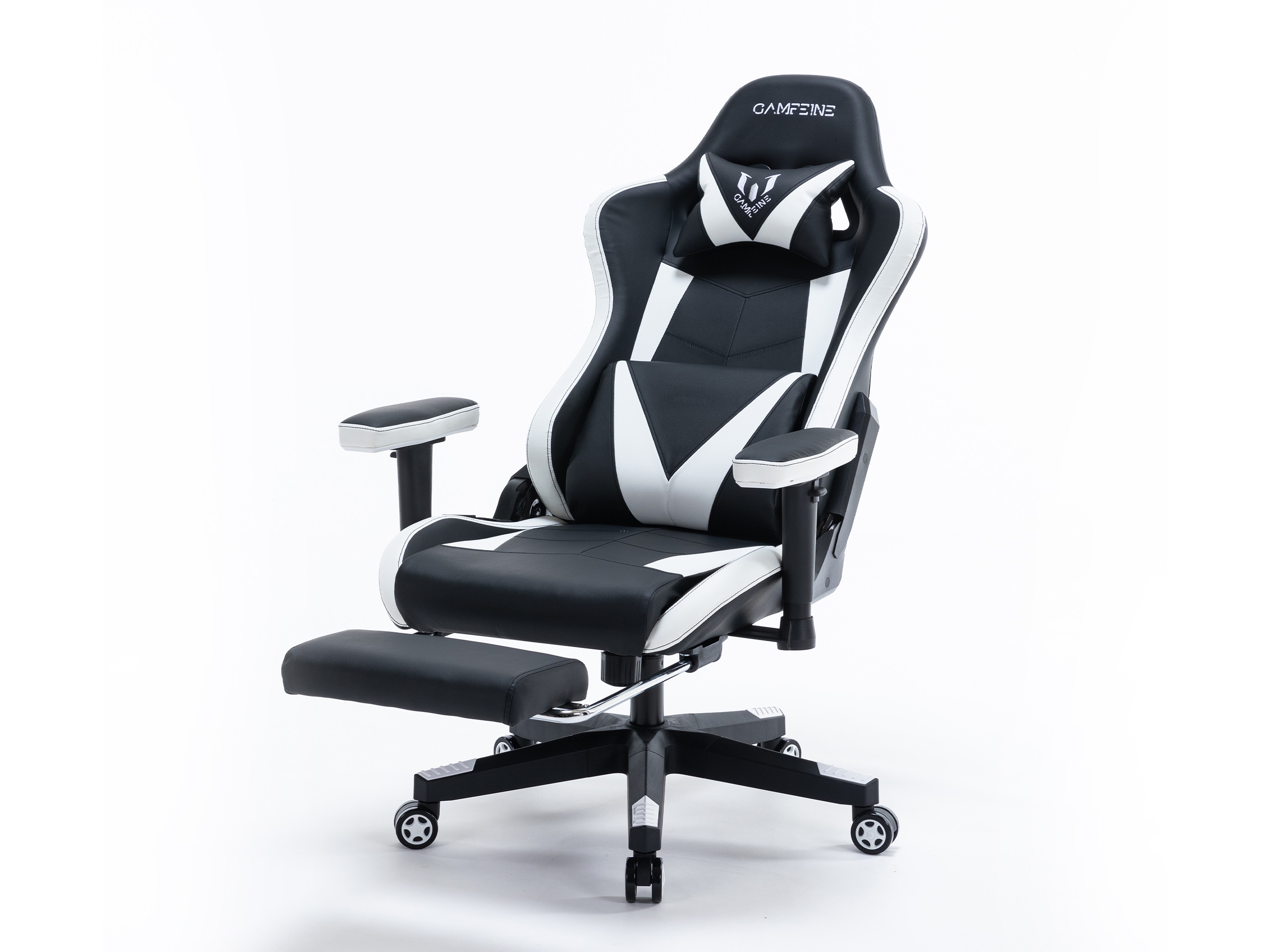 Volans Adjustable High Back Gaming Recliner Chair, Racing Office Desk Chair with Removable Lumbar Support and Footrest