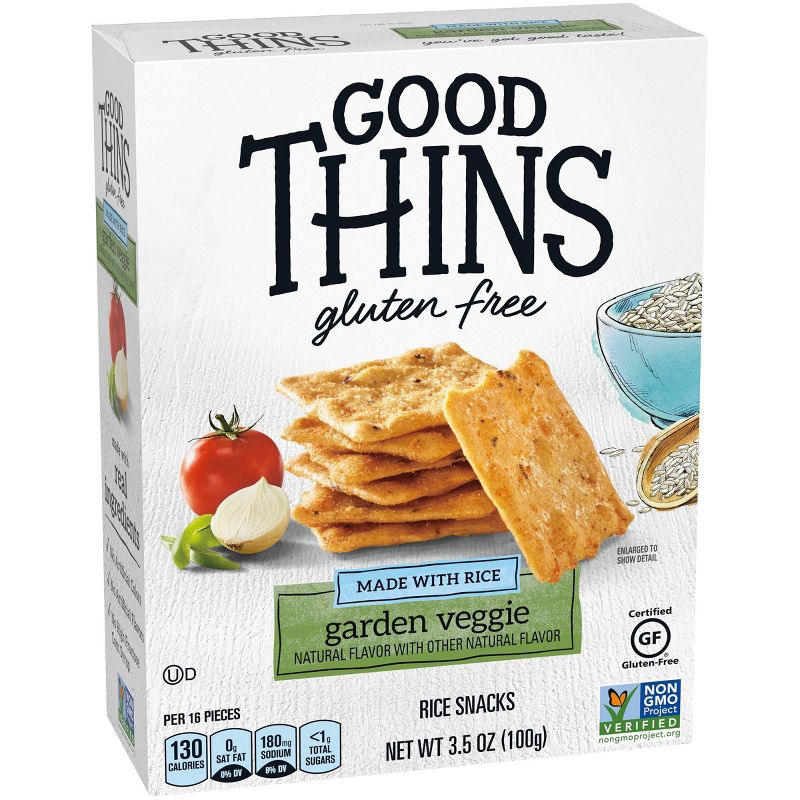 Good Thins: The Rice One - Veggie Blend Crackers - 3.5oz