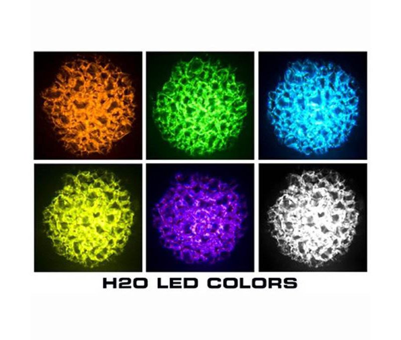 NEW AMERICAN DJ H2O IR LED Water Flowing Light Effect + Chauvet H700 Fog Machine