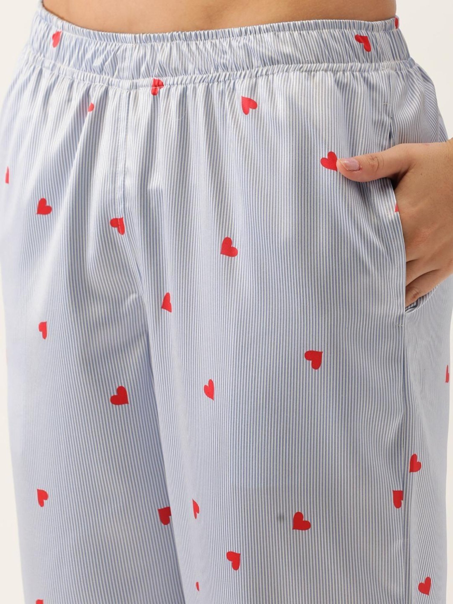 Clt.s Blue Printed Pajama Set