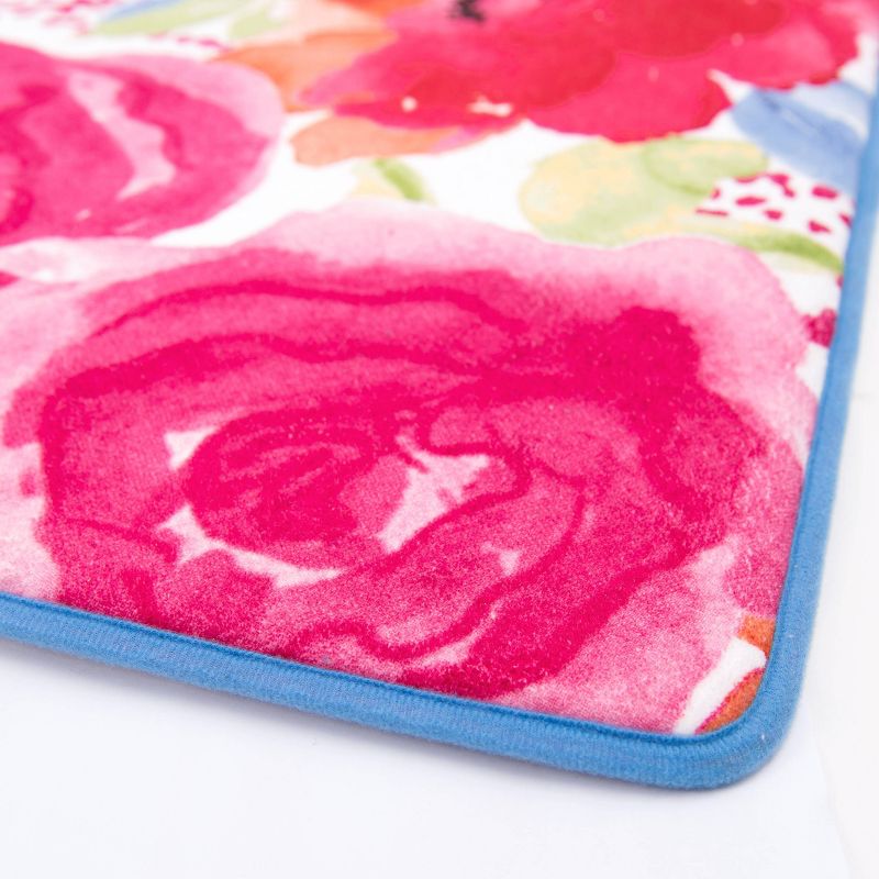 Floral Burst Bath Rug - Allure Home Creations