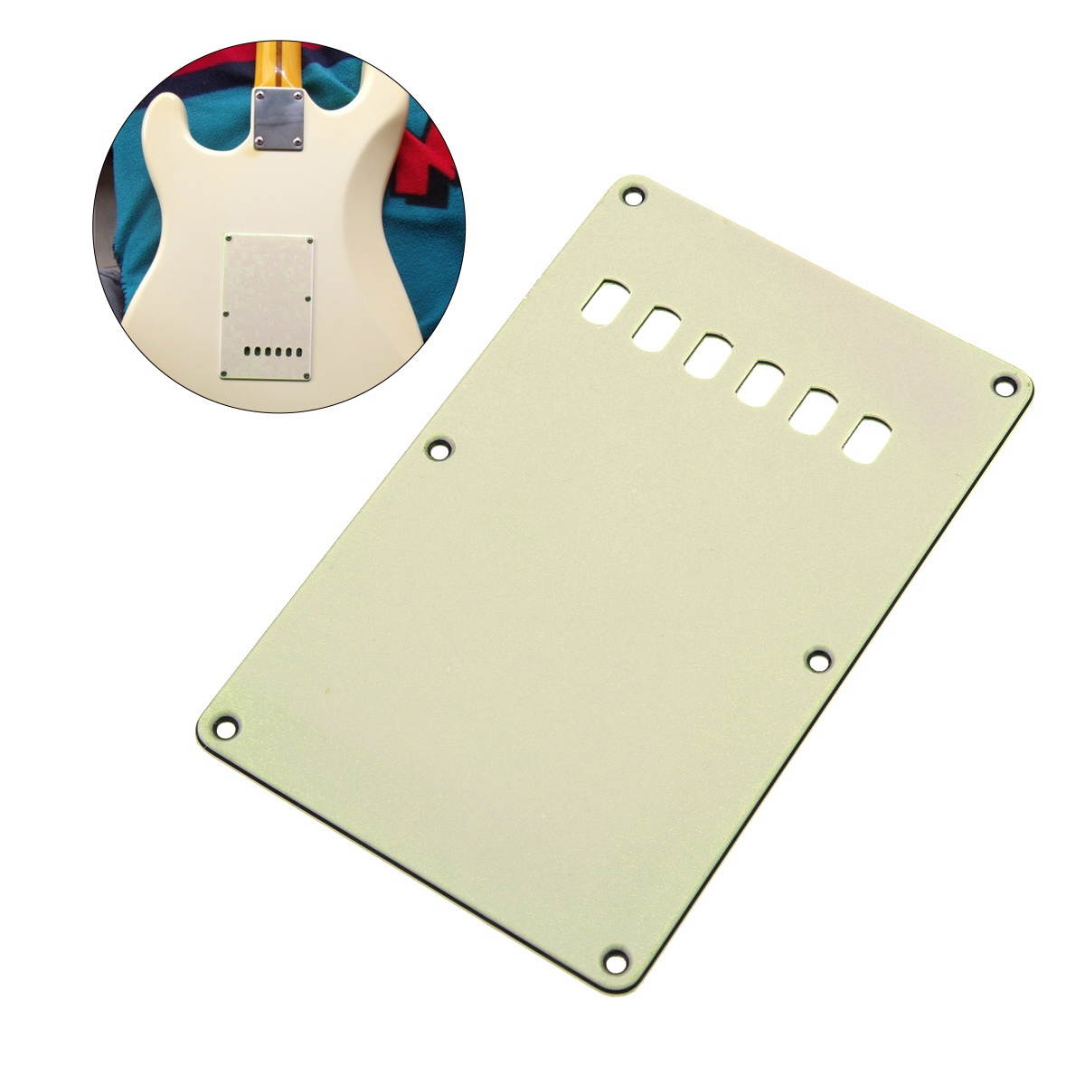 Electric Guitar Pickguard Guitar Backplate Cover for Modern Style Electric Guitar