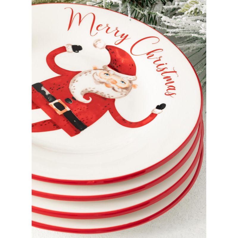 Blue Rose Polish Pottery Garland of Blue Dessert Plate