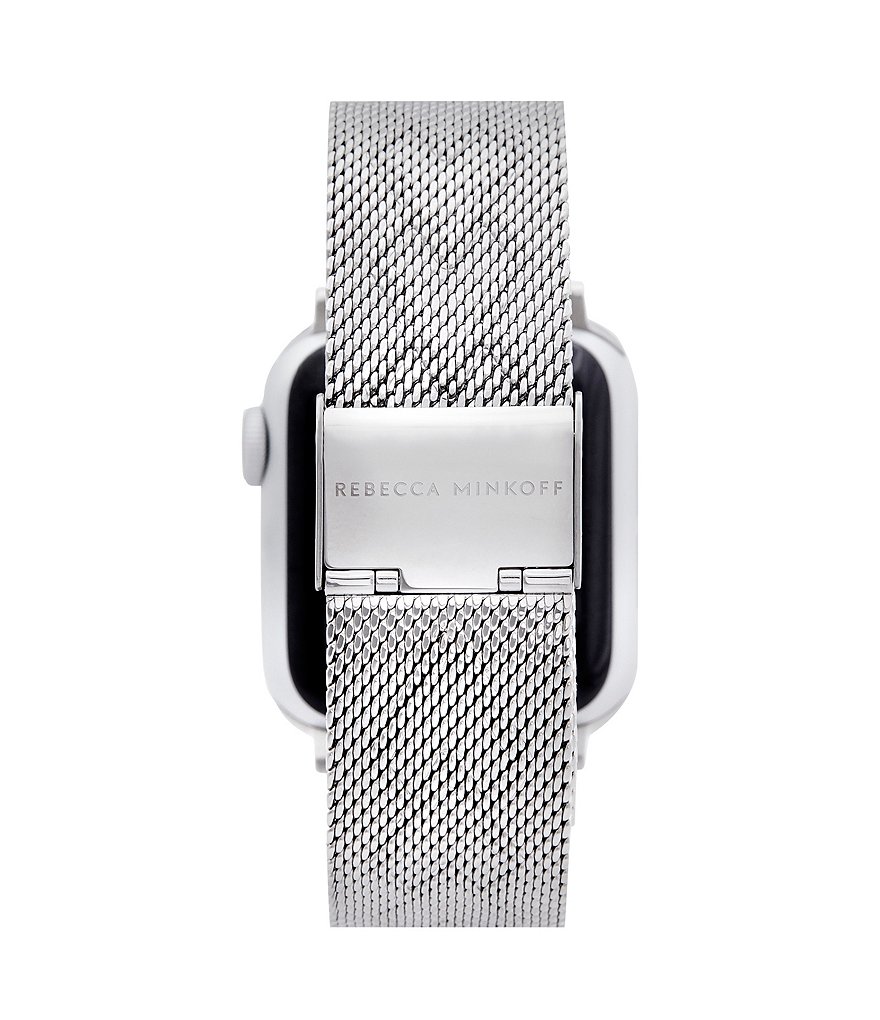 REBECCA MINKOFF 38/40mm Silver Mesh Bracelet Apple Watch&reg; Strap