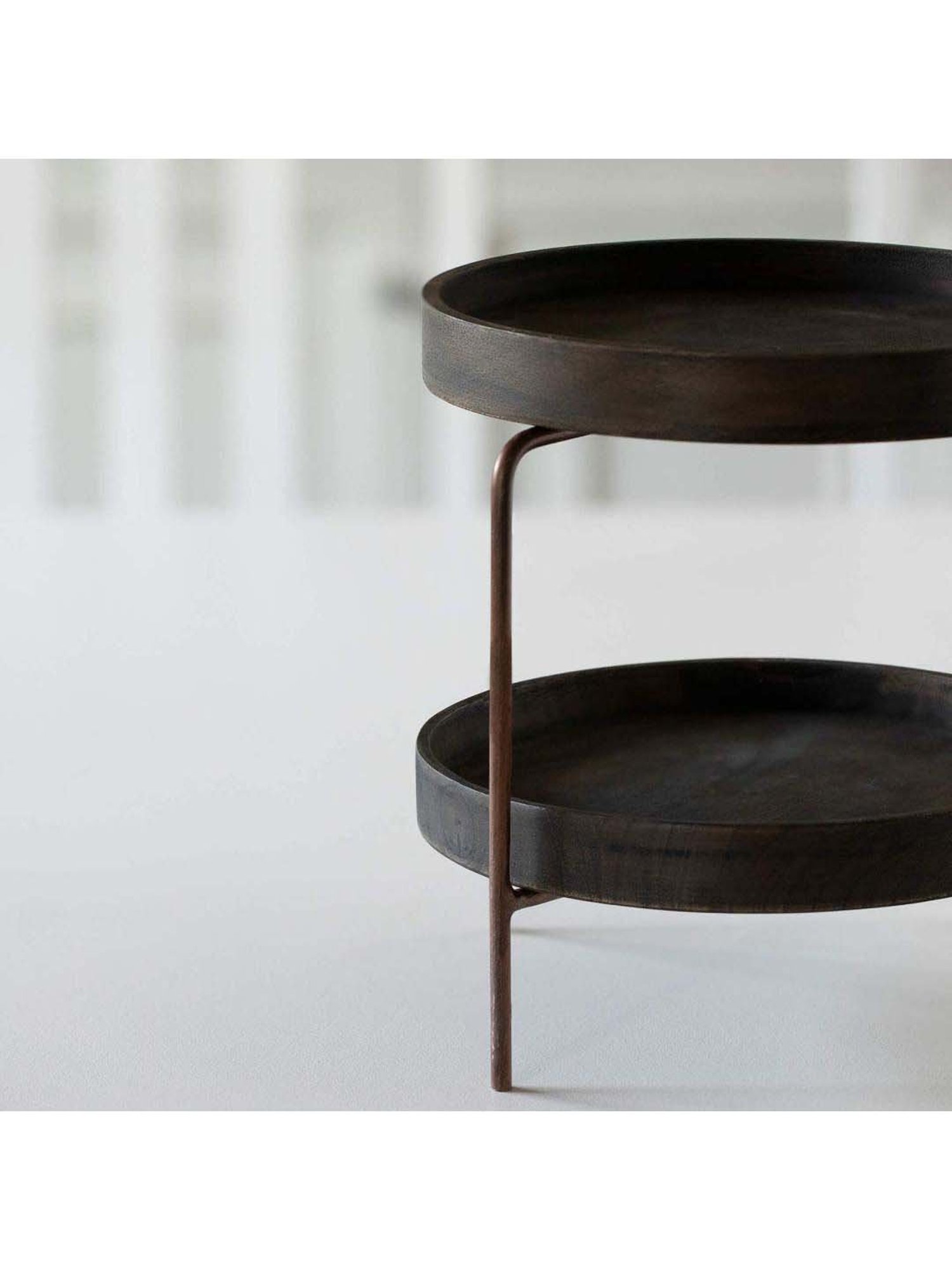 2ct Tiered Tray White - Bullseye's Playground™