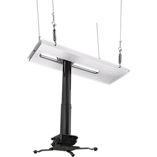 Crimson AV JKS3-12 Suspended Ceiling Projector Kit with JR3 Universal Adapter & 12 in. Fixed Drop, Black