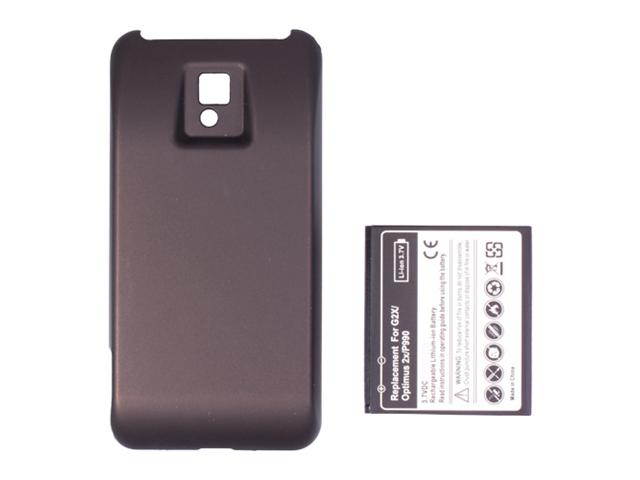Extended Battery + Cover Door Case For LG Optimus 2X P990