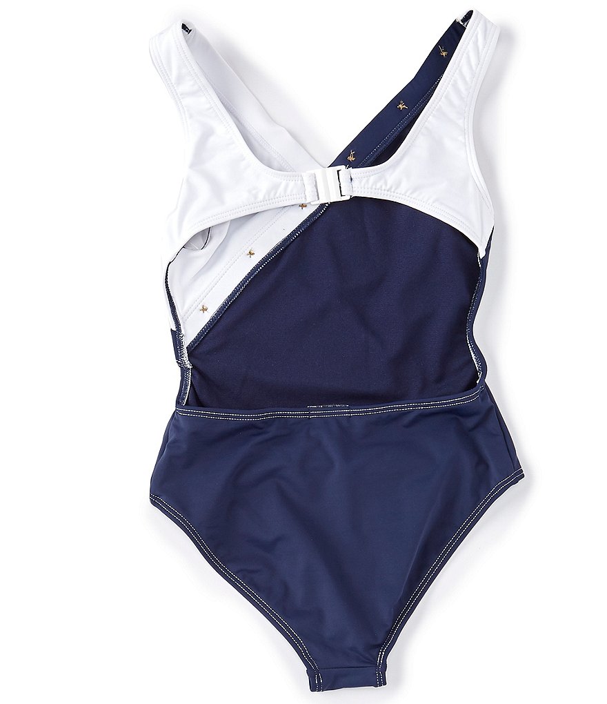 Habitual Big Girls 7-16 Colorblock One-Piece Swimsuit