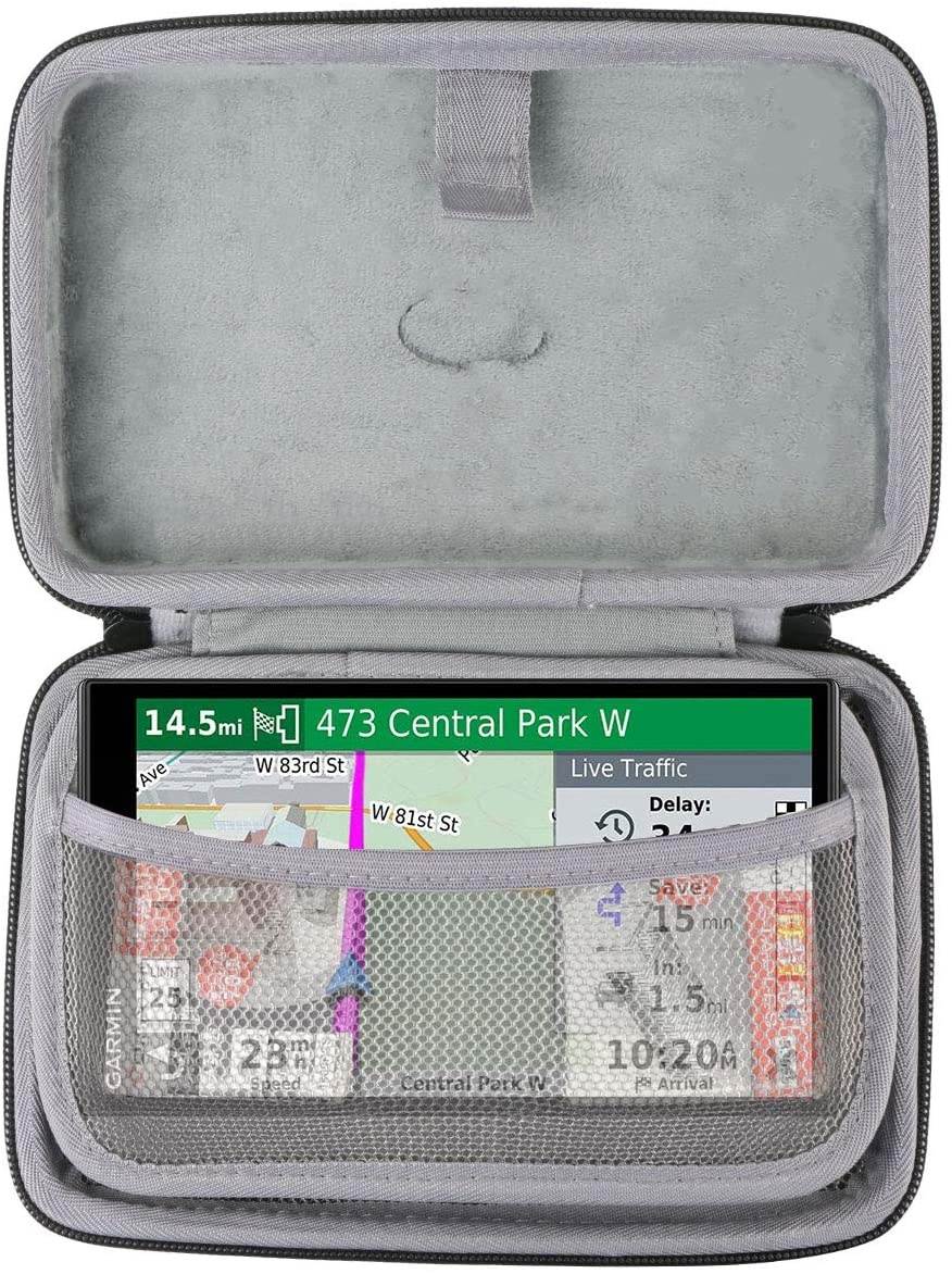 co2crea Hard Travel Case for Garmin nuviCam nuvi LMTHD 2789LMT 2797LMT 65LM 2757LM 2689LMT 2699LMTHD Tomtom Go Via Mio 6-7" Inch GPS Navigation Navigator and Accessories