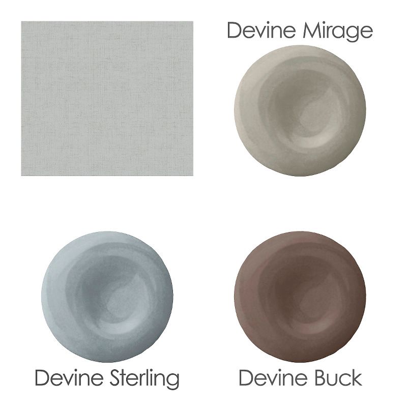 Devine Color Weave Peel & Stick Wallpaper Gray