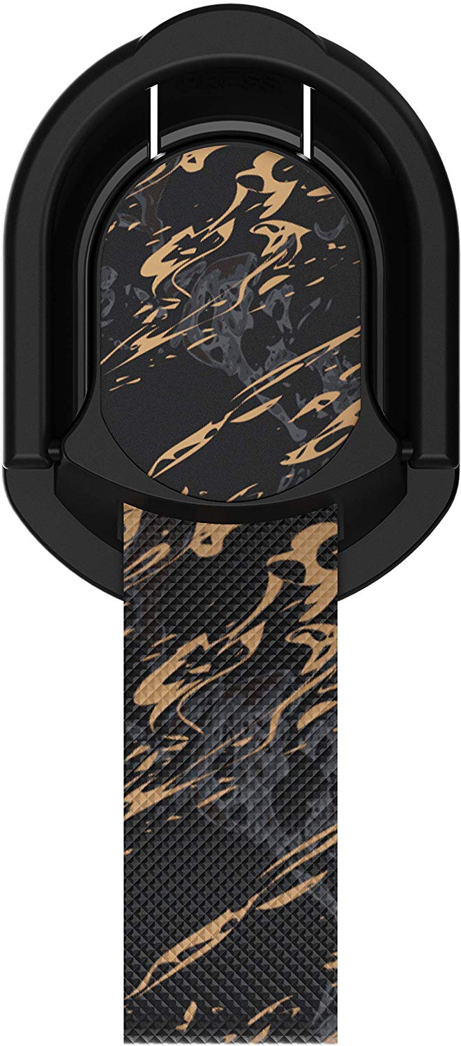 Ghostek Loop Phone Ring Holder Strap with Stand and Smartphone Car Holder Magnet Cute iPhone Grips for Women Perfect for Taking Selfies Removable for Wireless Charging Compatible - (Floral Fuchsia)