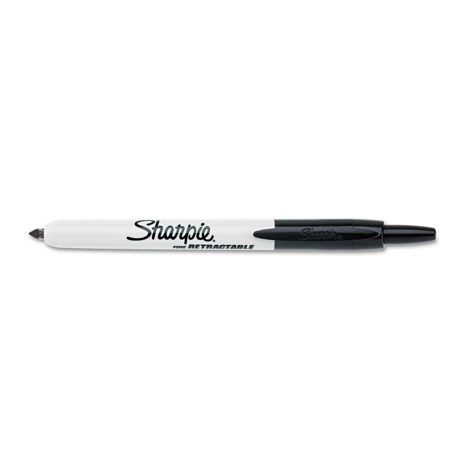 Sharpie Retractable Permanent Marker Fine Point Black 32701
