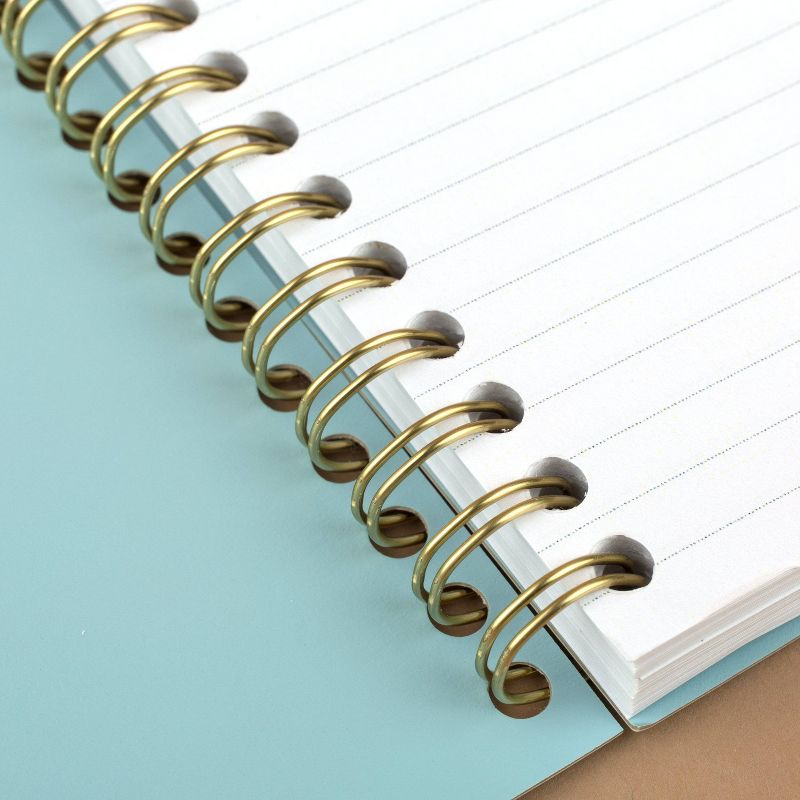 80 sheet 1 Subject Spiral Notebook Work Style 8.25"x5.75" Seaglass - Cambridge