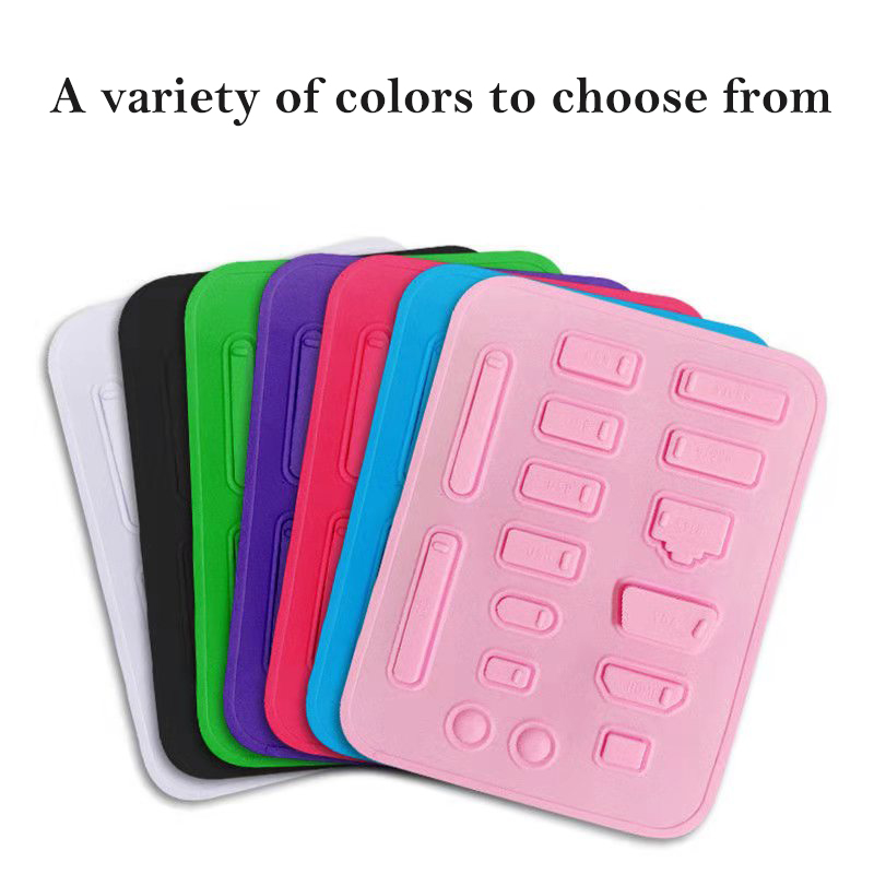 16pcs/set Colorful Silicone Anti Dust Plug Cover Stopper Dust Plug Laptop Dustproof USB Port HDMI RJ45 Interface Cover Computer Accessories