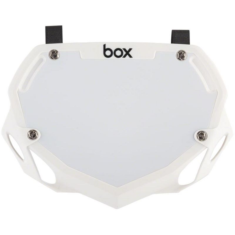 BOX Two BMX Number Plate White Small