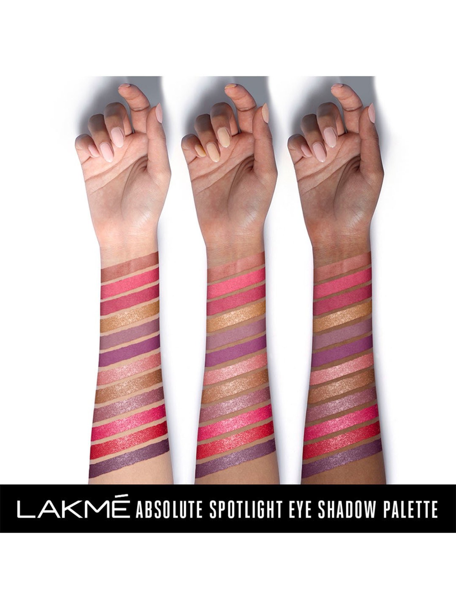 Lakme Absolute Spotlight Eye Shadow Palette Smokin Glam - 12 gm