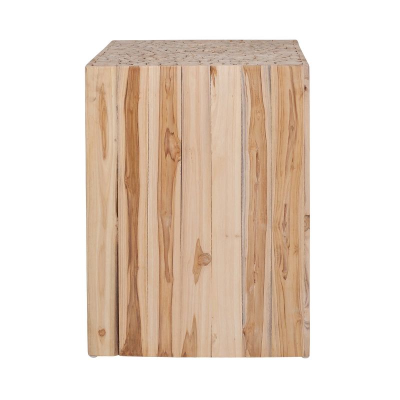 Alma Teak Accent Table Natural - East at Main